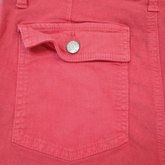 Pistola Mara Melissa Shorts Womens Sz 29 Dark Coral Red Cotton Viscose High Rise - Picture 13 of 15